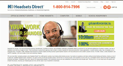 Desktop Screenshot of headsetsdirect.com